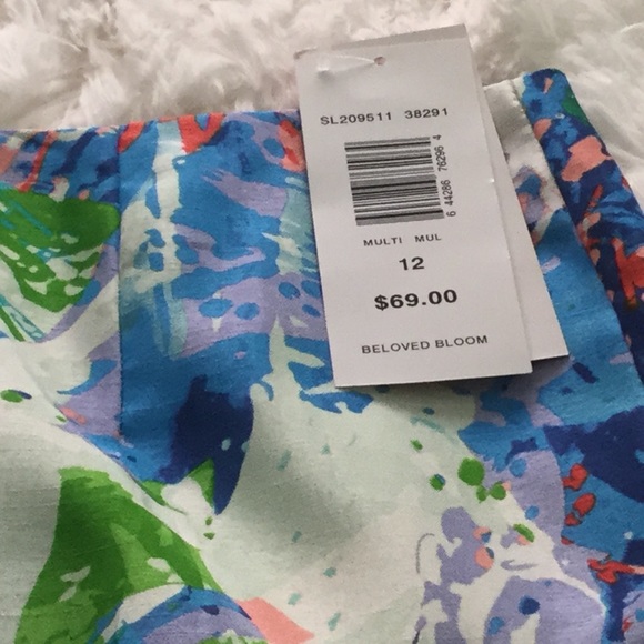 Sunny Leigh- Pink & Green Floral Skirt - Picture 5 of 6